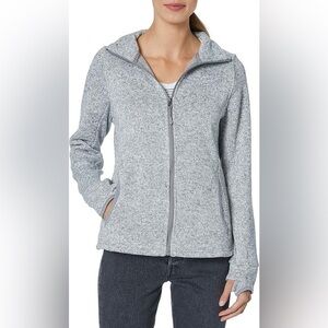 Charles River Apparel Gray Teddy Jacket